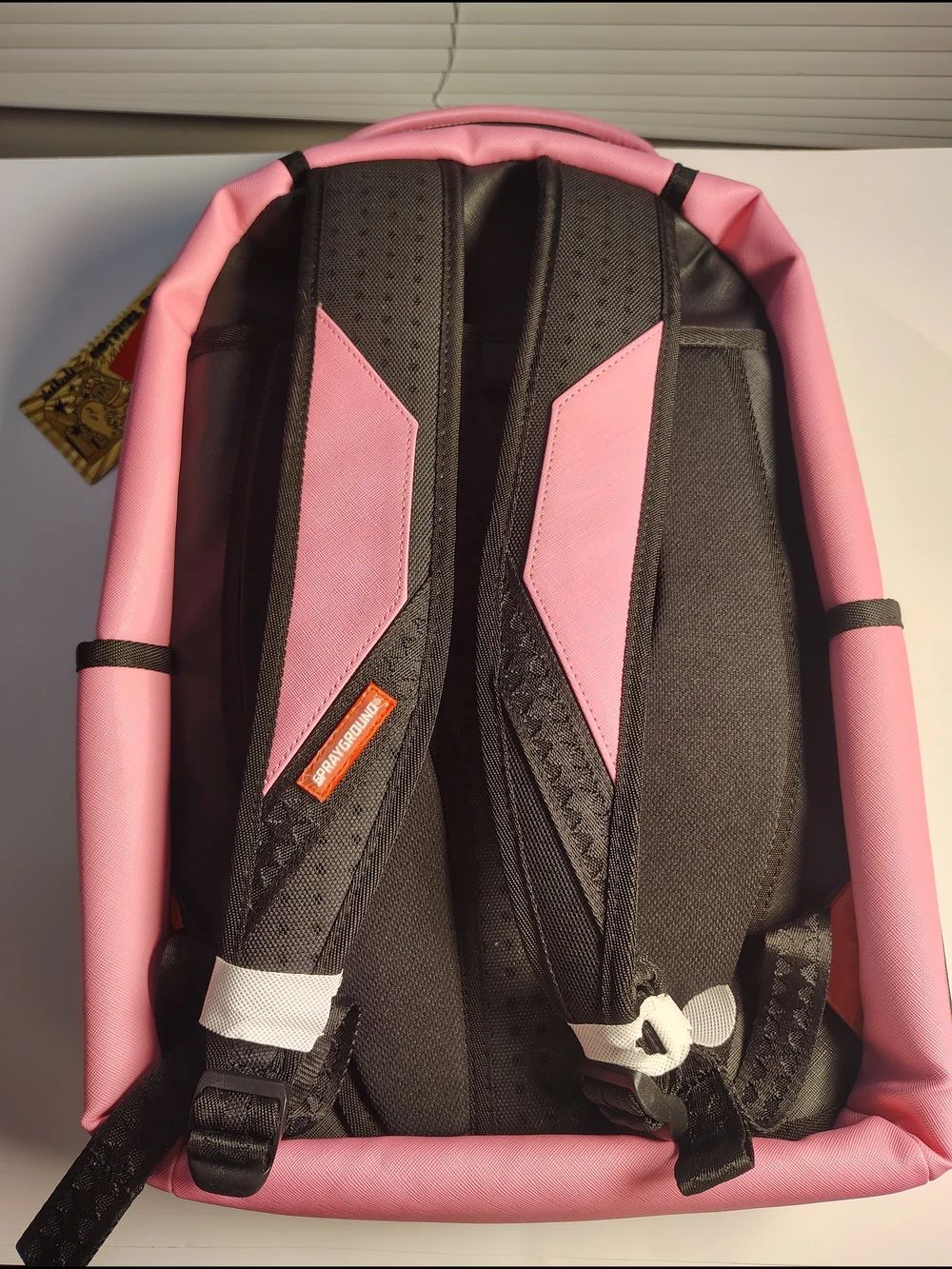 Sprayground Pink Shark Mouth Backpack
